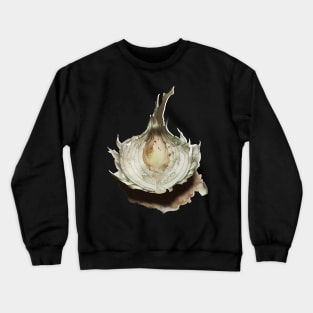 Onion Layers: The Core Truth - Peeling Away the Layers of Deception on a Dark Background Crewneck Sweatshirt